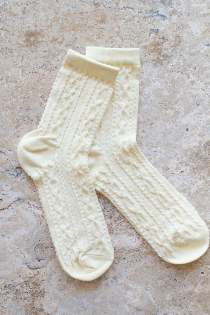 Noble Ivory Socks