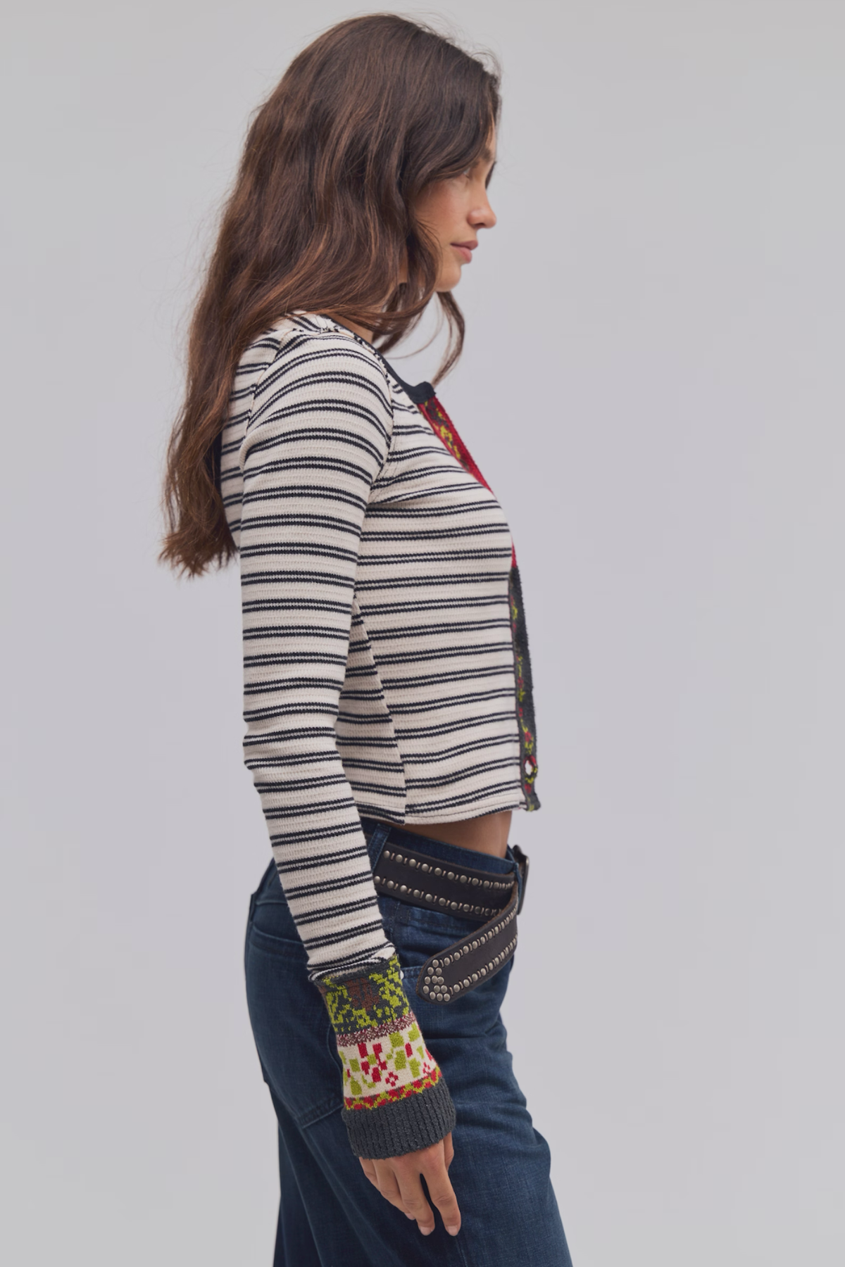 Noa Tea Striped Cardi
