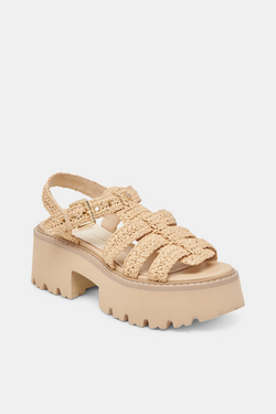 Latice Natural Knit Sandal