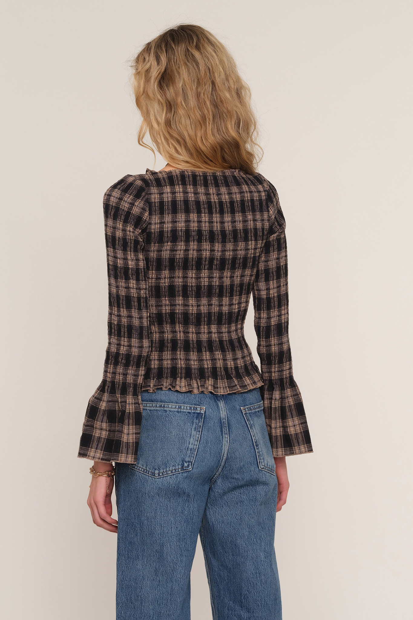 Tracy Check Top