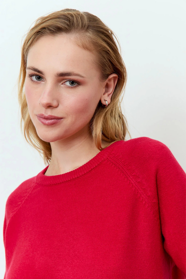 Begonia Cranberry Sweater