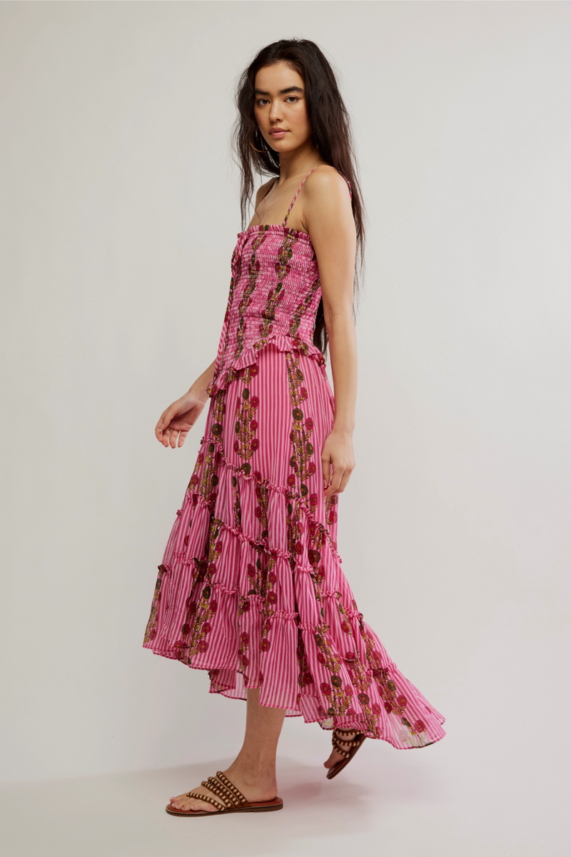 Alejandro Pink Midi Dress
