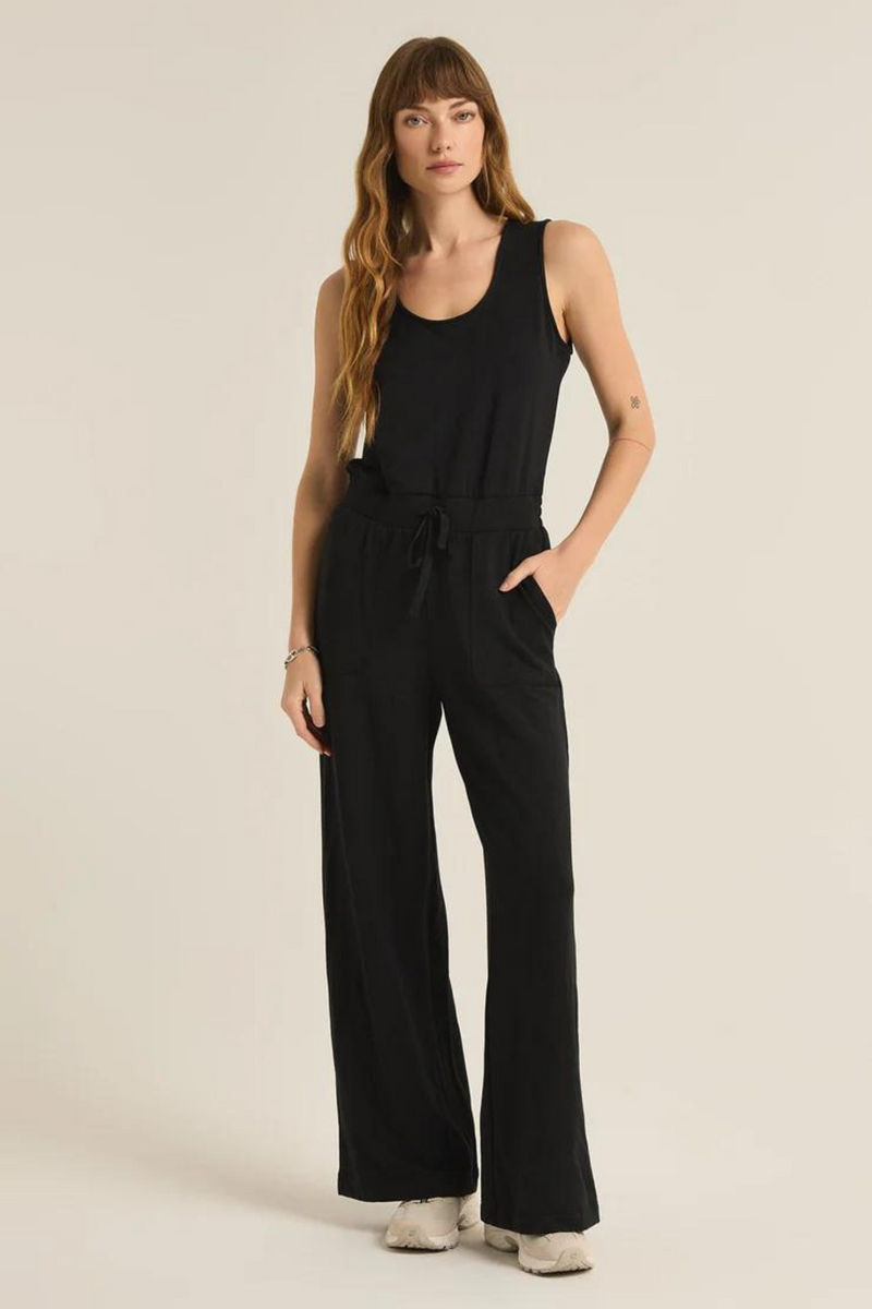 Layover Black Jumpsuit