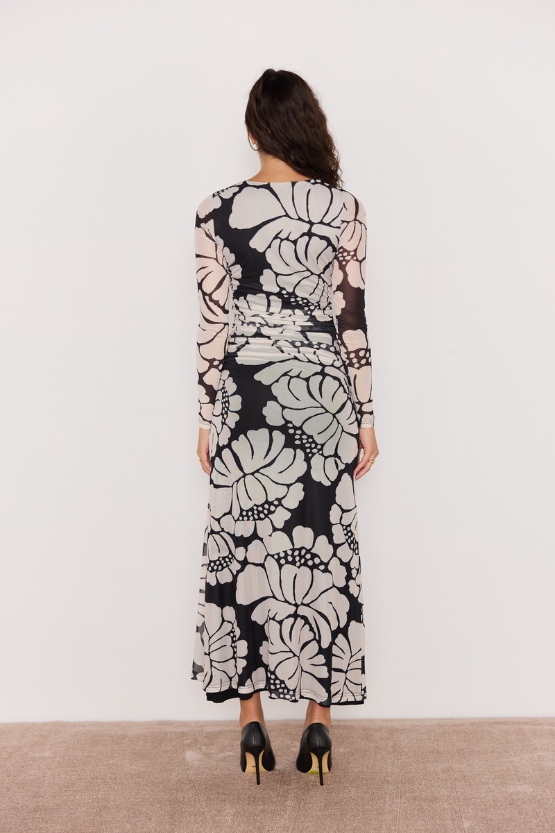 Eden Mesh Maxi Dress