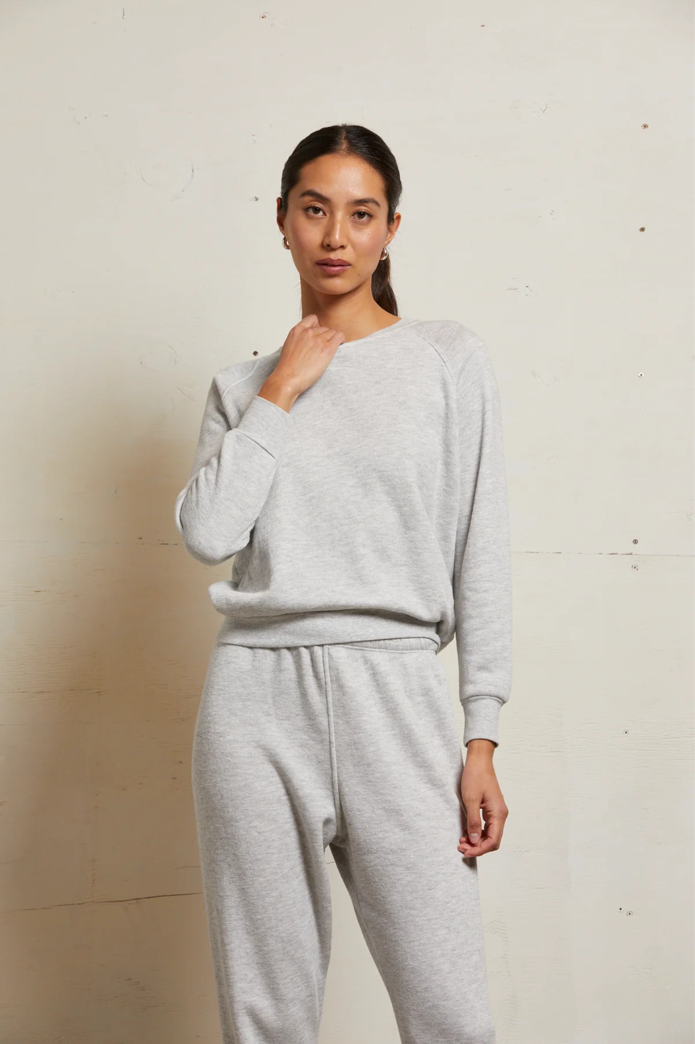 Lennon Ash Raglan Shrunken Sweatshirt