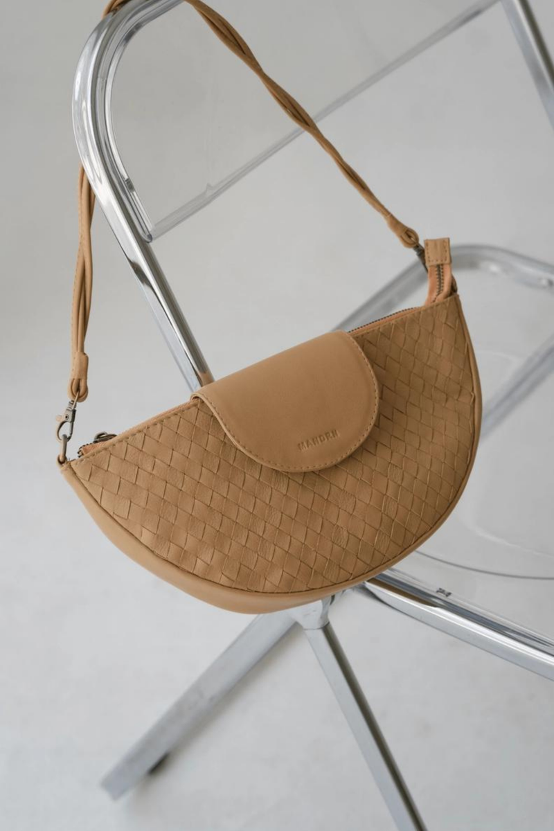 Naomi Woven Bag - Sand