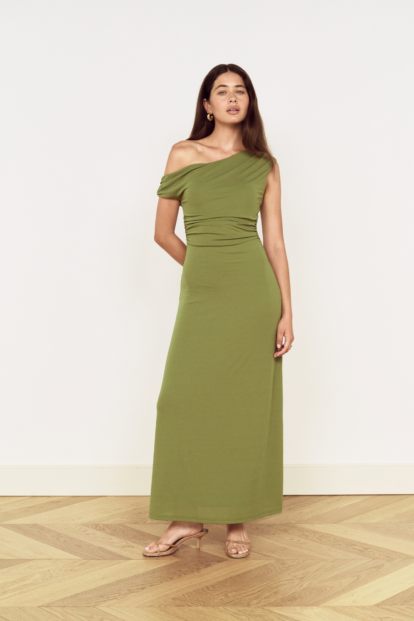 Aster Mesh Midi Dress
