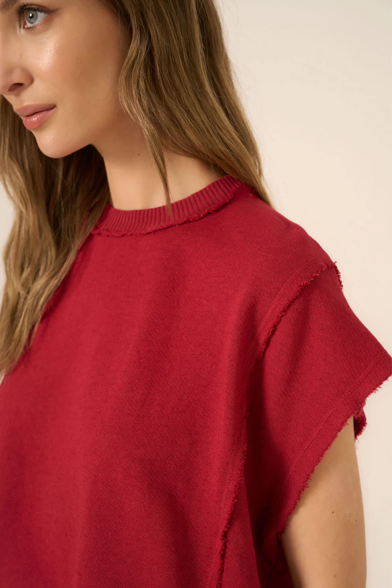 Mystic Red Currant Terry Top