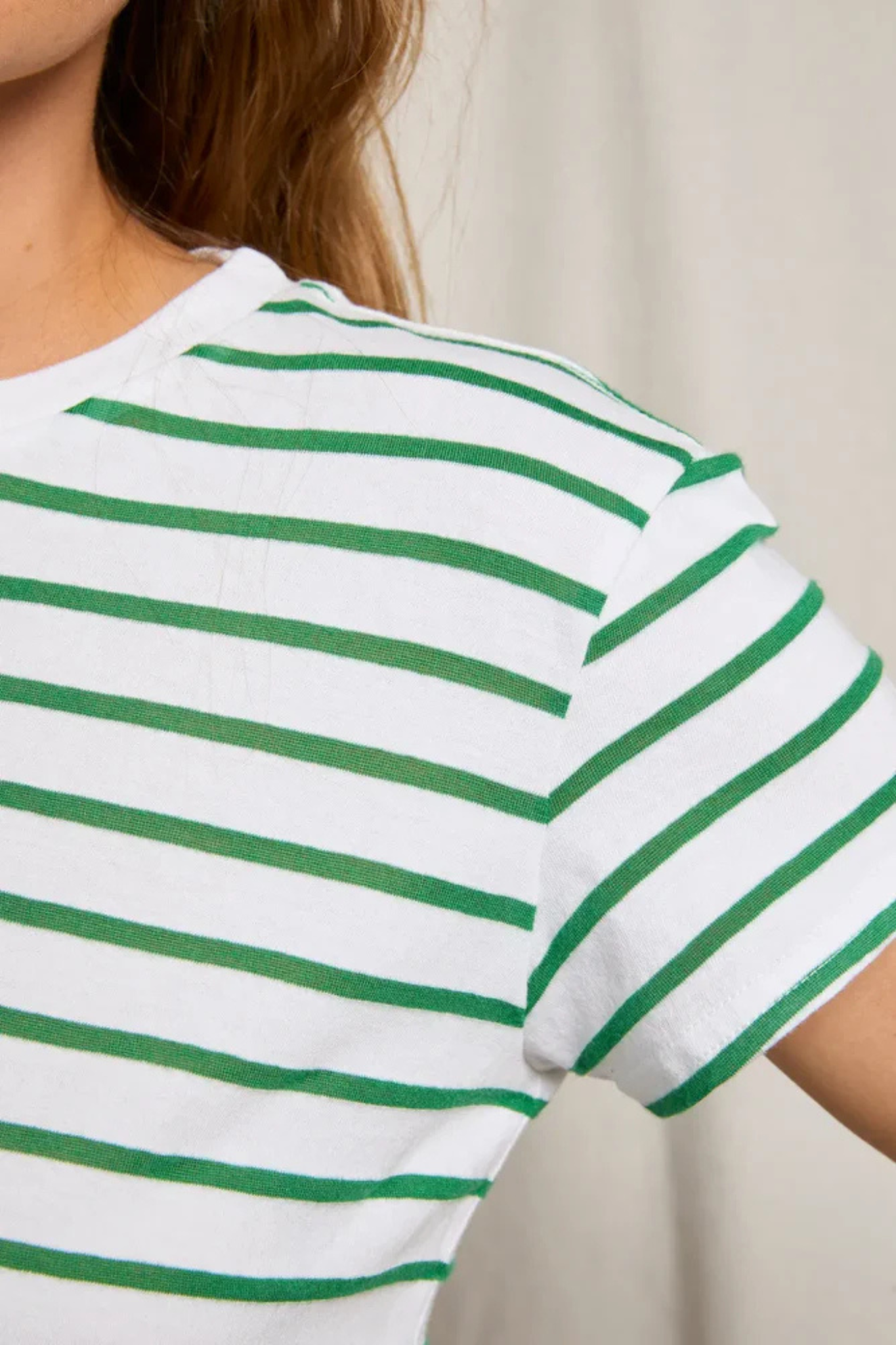 Everett Grass Stripe Tee