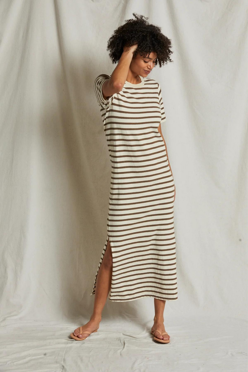 Lover Walnut Stripe Dress