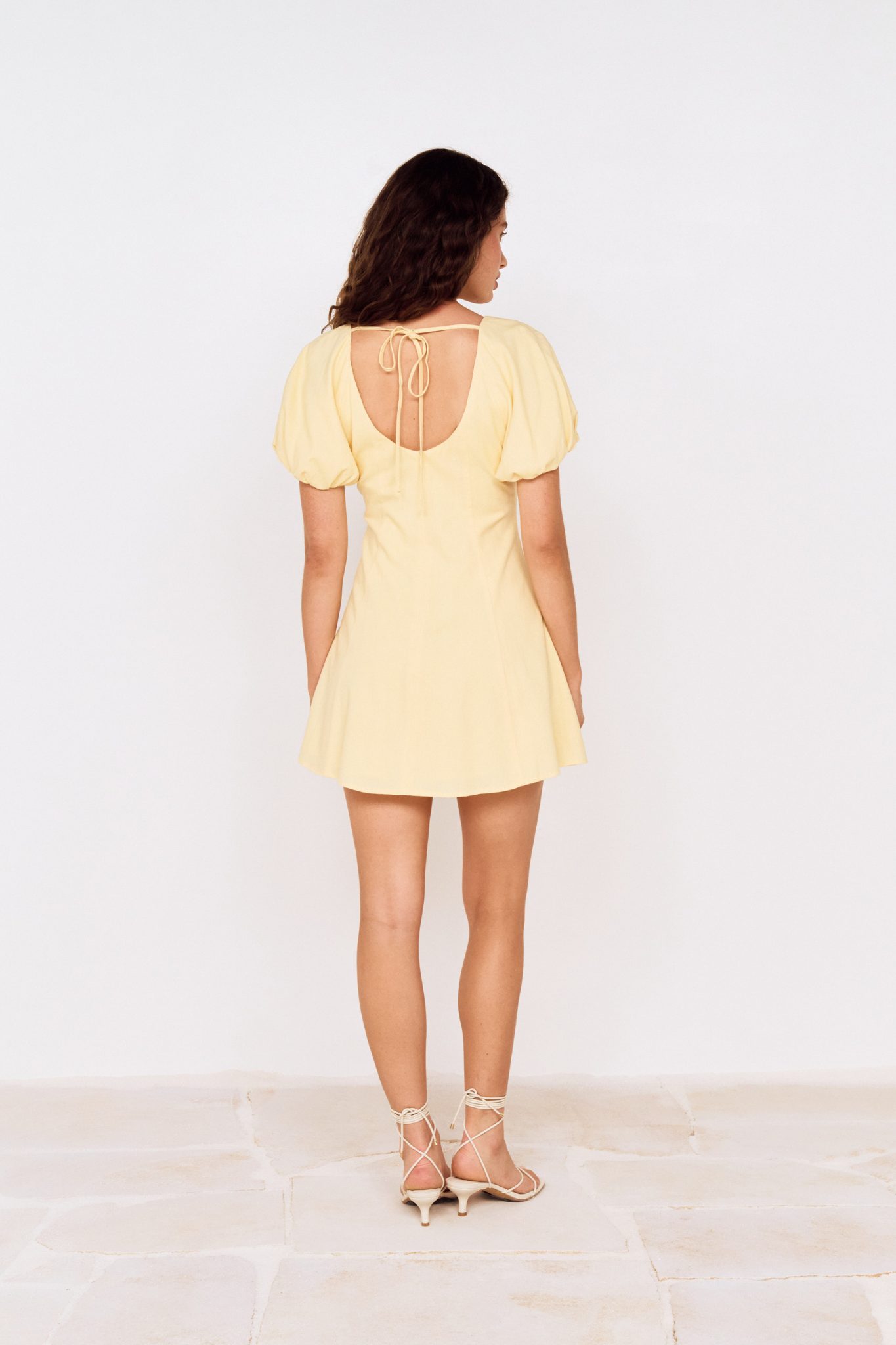Grazia Butter Yellow Mini Dress
