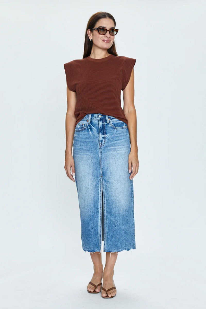 Alice Portrait Vintage Denim Skirt