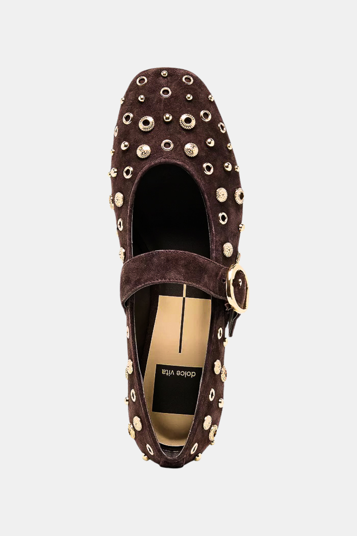 Mella Java Suede Stud Flat