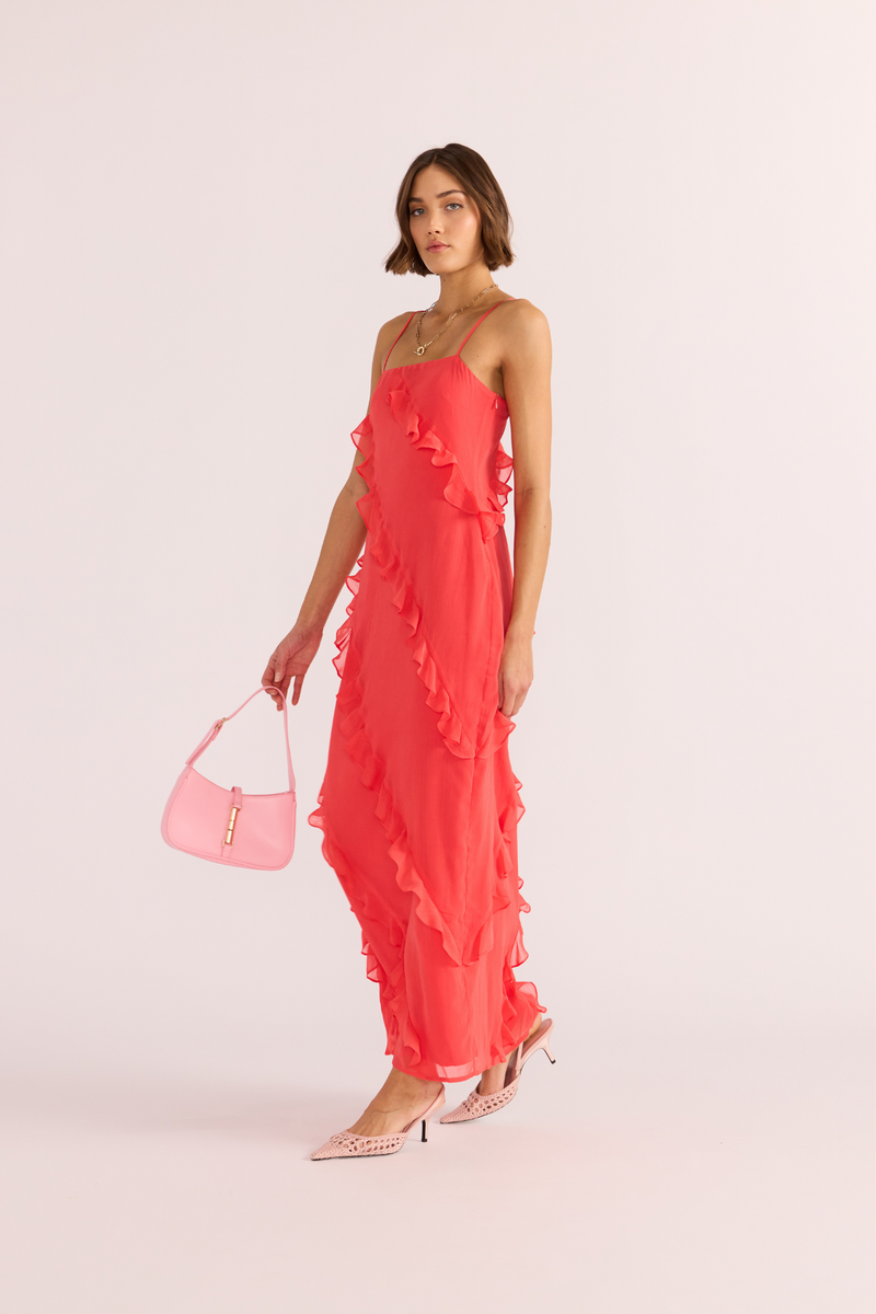 Venus Ruffle Maxi Dress