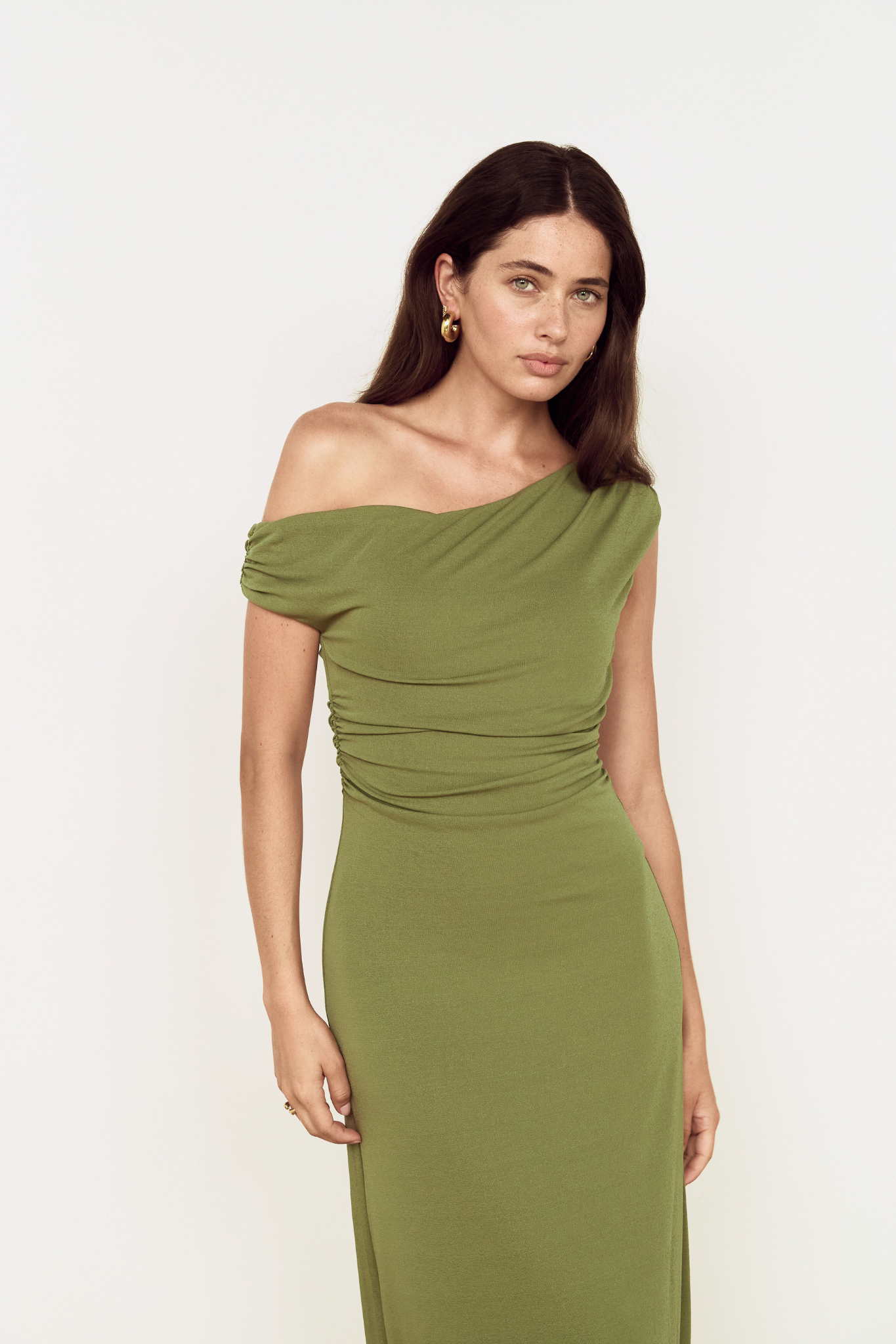 Aster Mesh Midi Dress