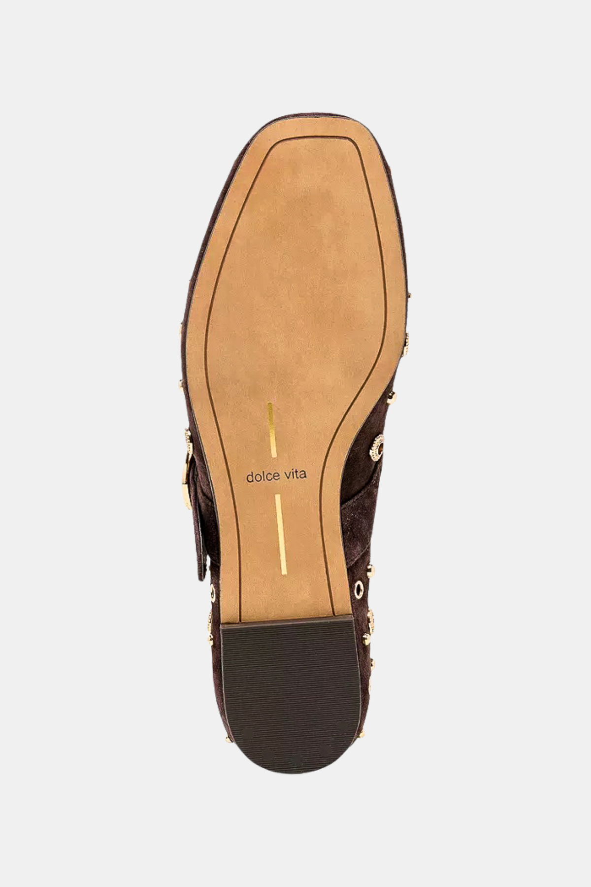 Mella Java Suede Stud Flat