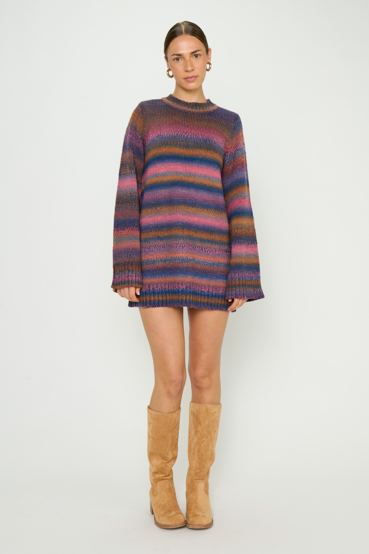 Lorraine Spacedye Knit Mini Dress