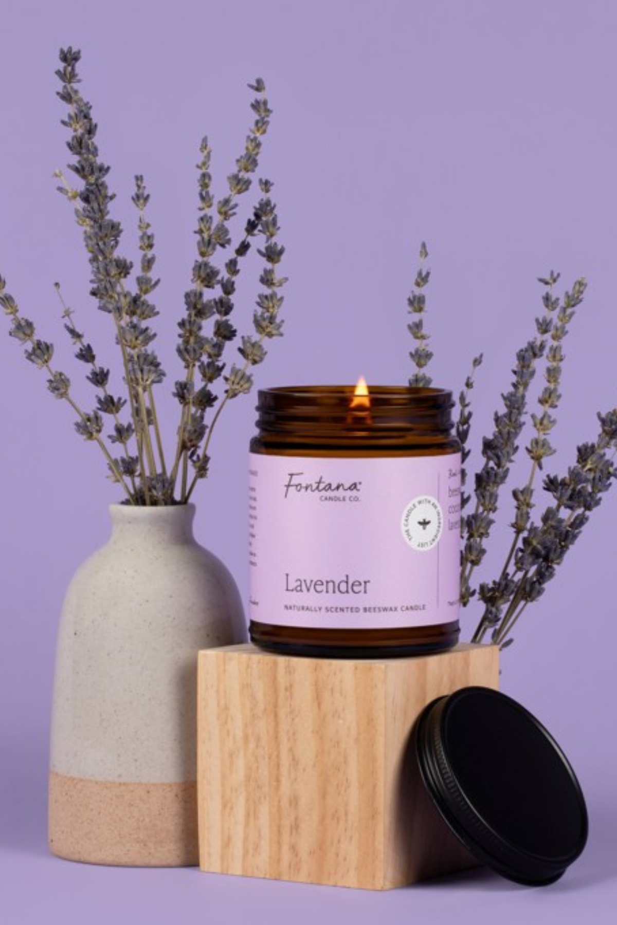 Lavender Candle Jar