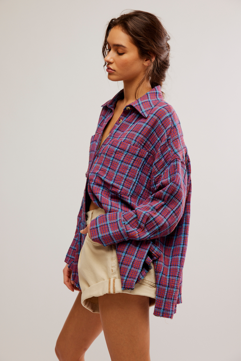 Cardiff Plaid Top