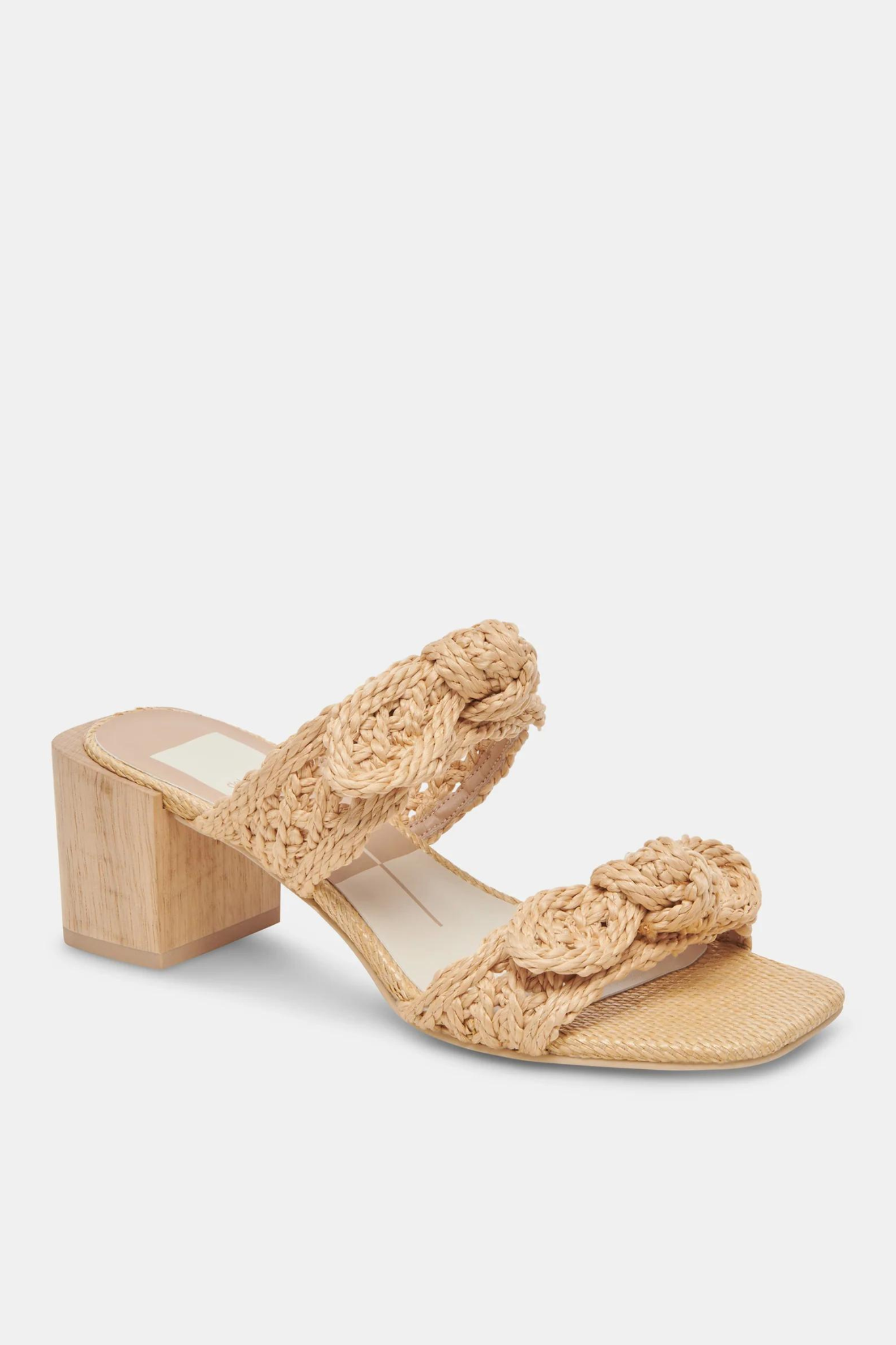 Zemmie Natural Raffia Heel - Last One (Size 10)