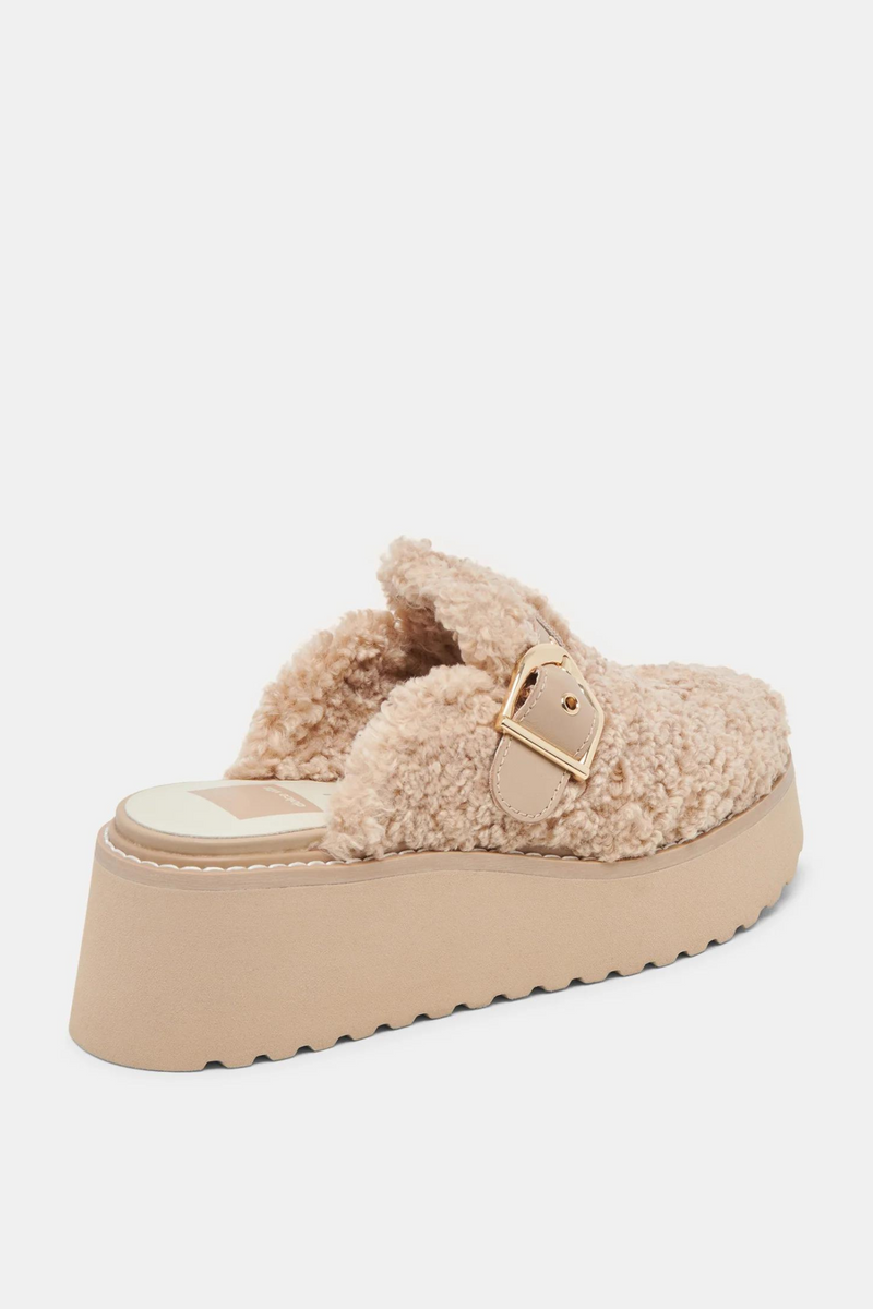 Lelani Natural Plush Clog