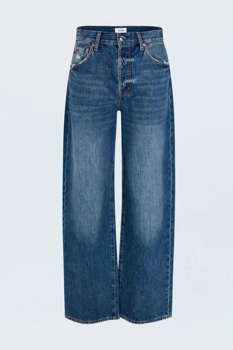 Tate Fulton High Rise Bowed Wide Leg