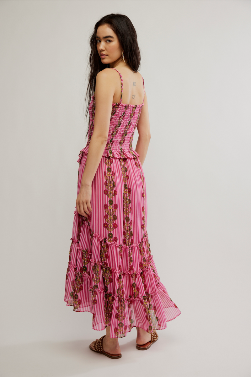 Alejandro Pink Midi Dress