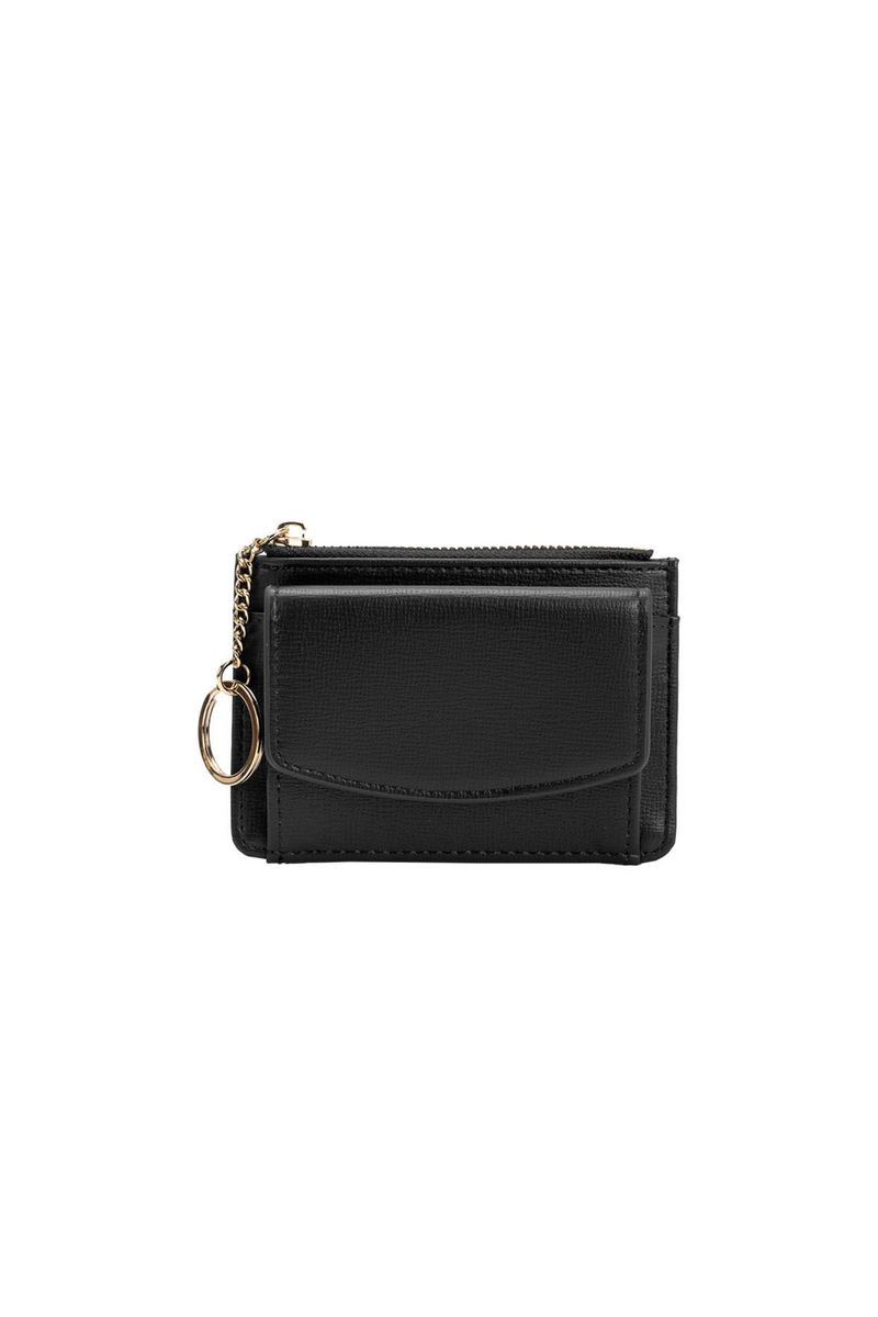 Kara Black Card Case Wallet