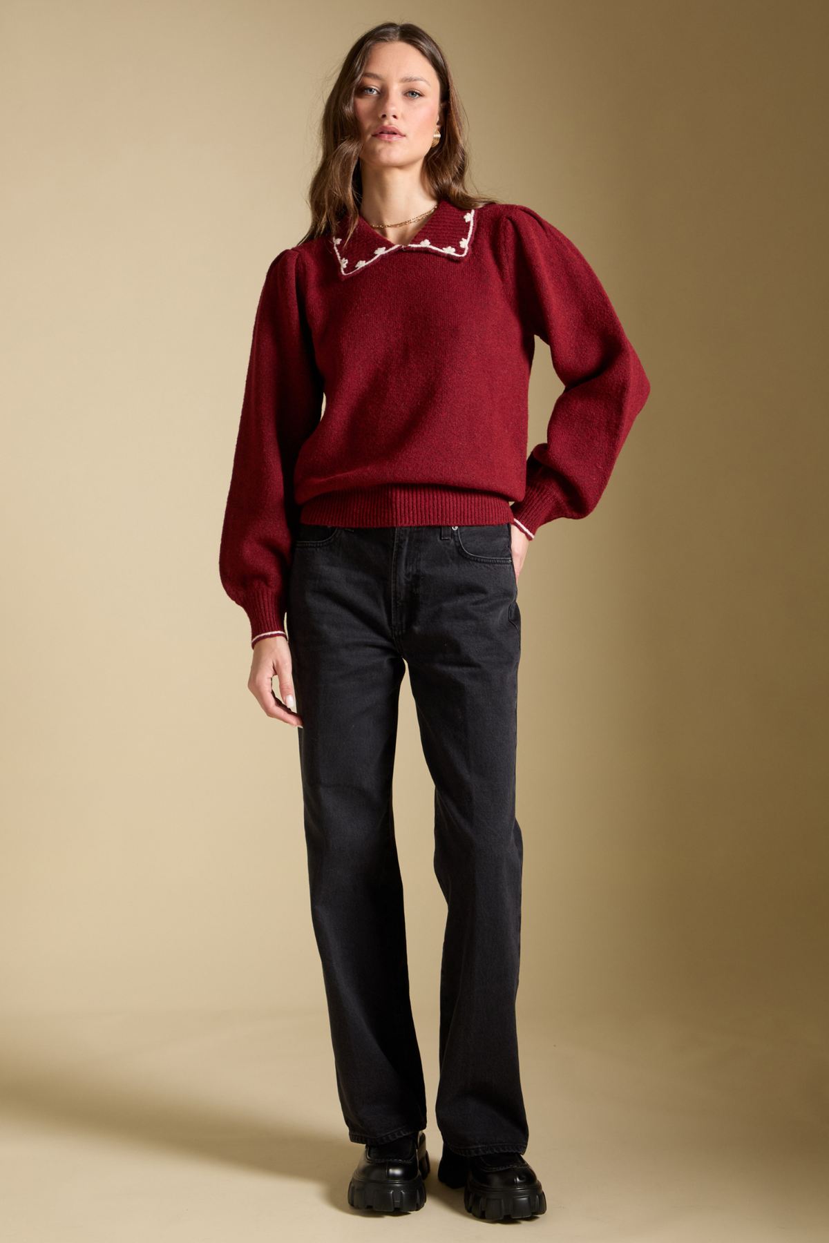 Finnian Garnet Sweater