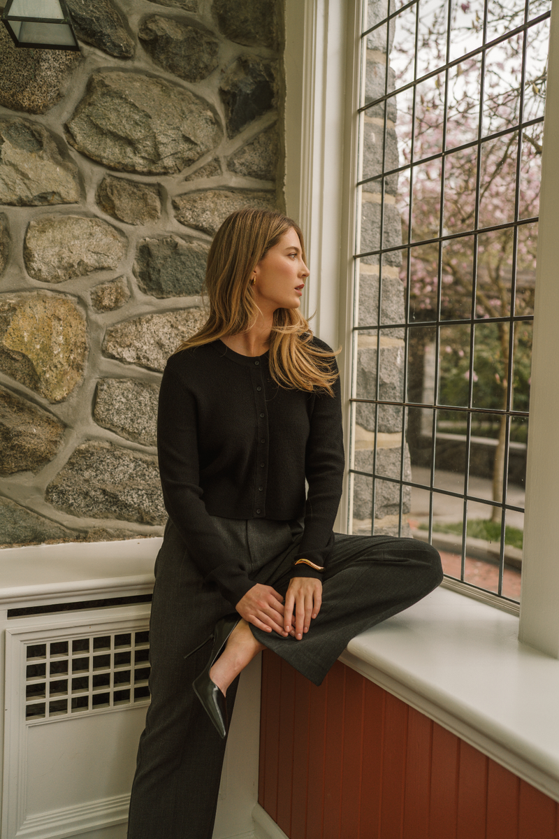 Mirabelle Black Cardigan