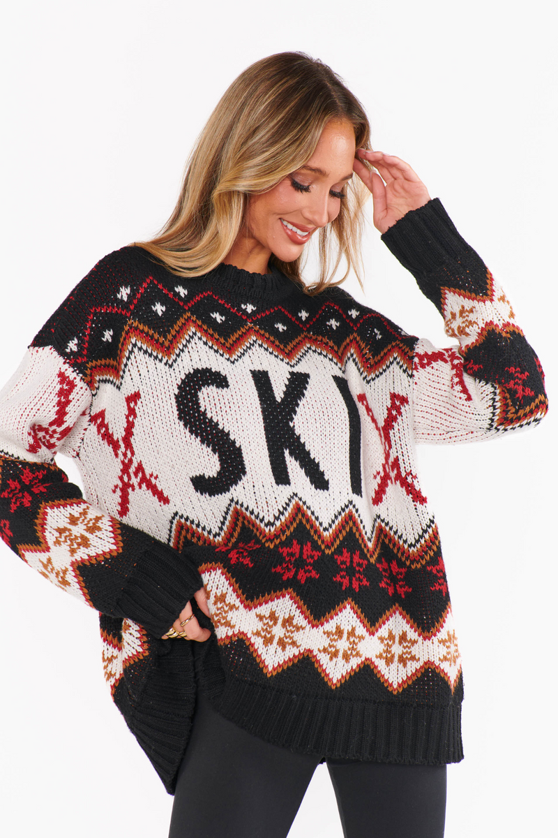 Ski In Knit Sweater