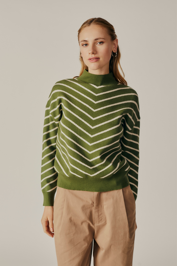 Weigela Striped Sweater