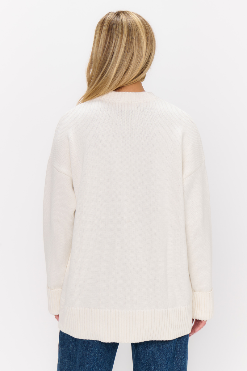 Fireside Christmas Tree Knit Sweater