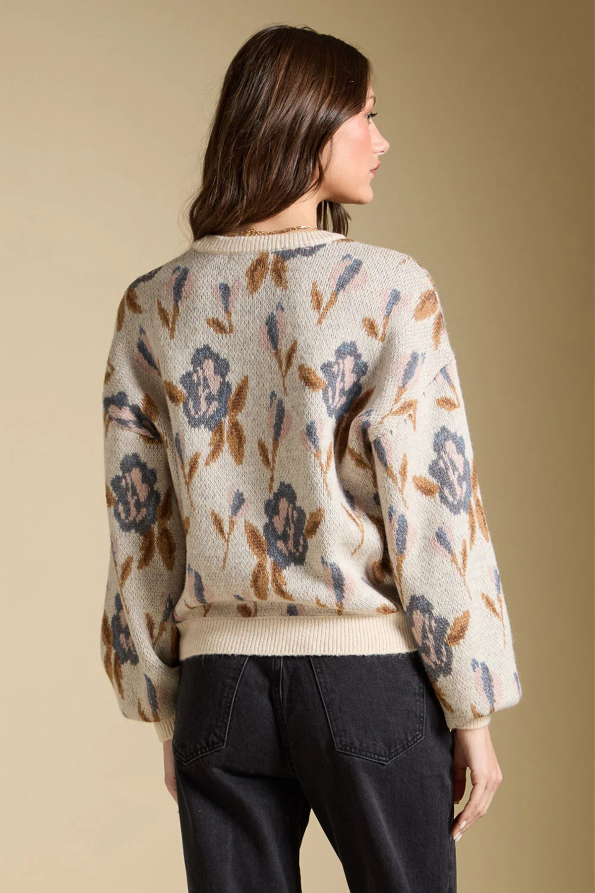Ronnie Natural Floral Sweater