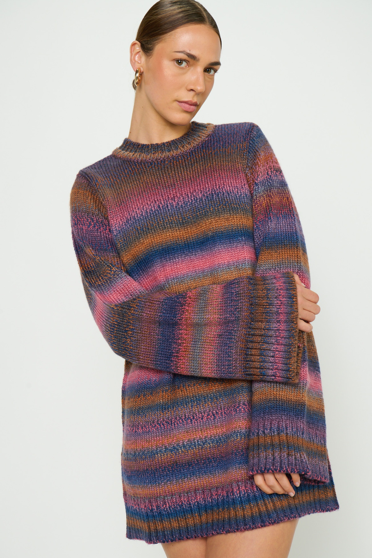 Lorraine Spacedye Knit Mini Dress