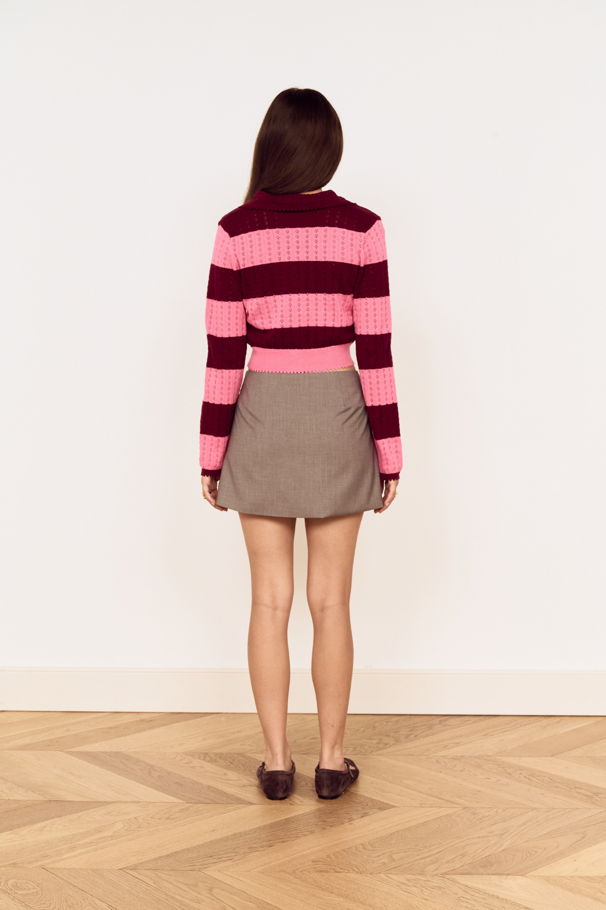 Lourdes Striped Cardigan