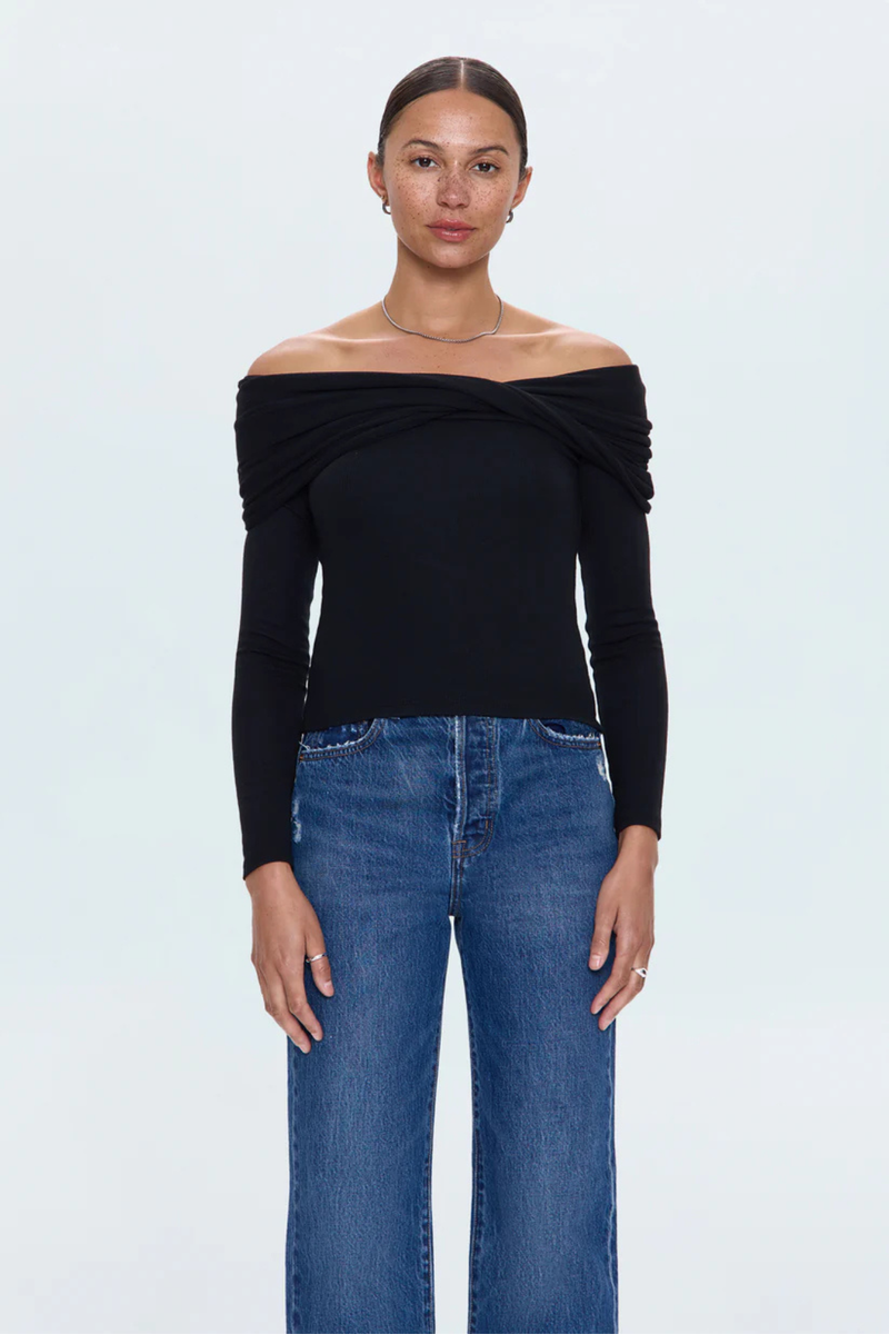 Lyra Noir Off The Shoulder Top