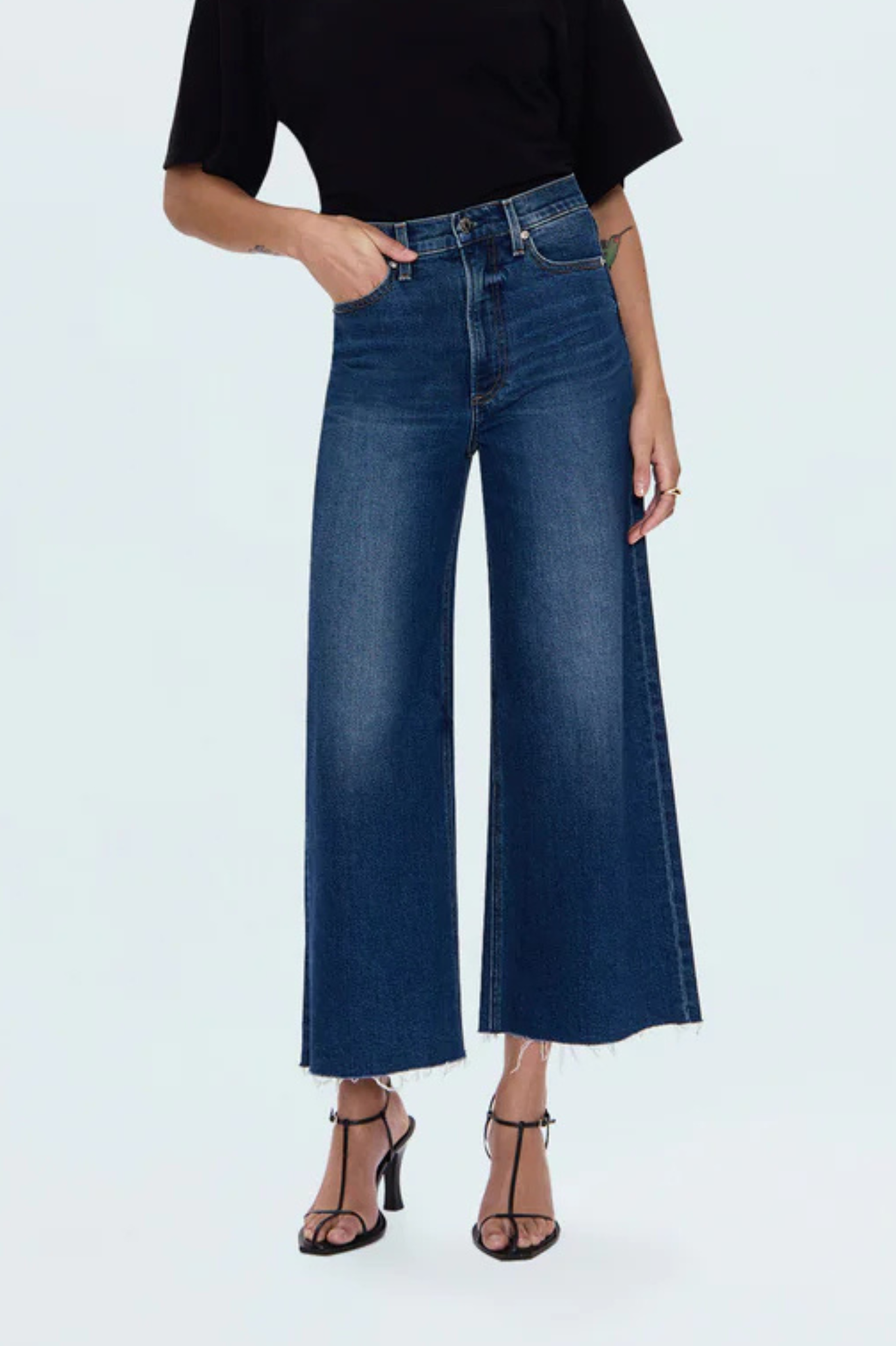 Lana Broadway High Rise Crop Wide Leg