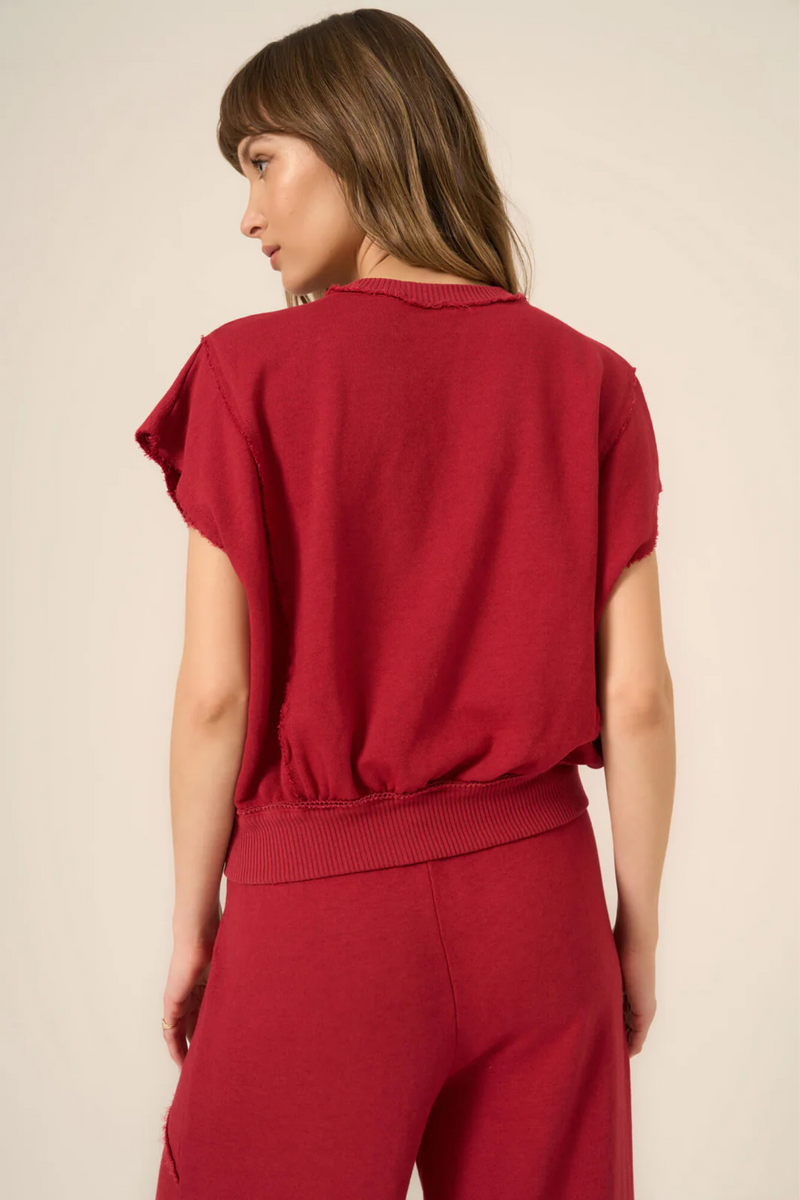 Mystic Red Currant Terry Top