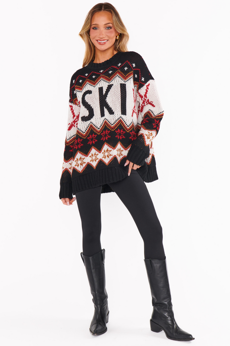 Ski In Knit Sweater