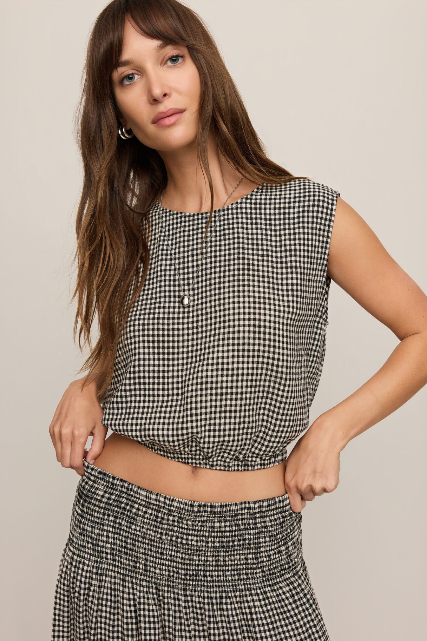 Merit Gingham Tank