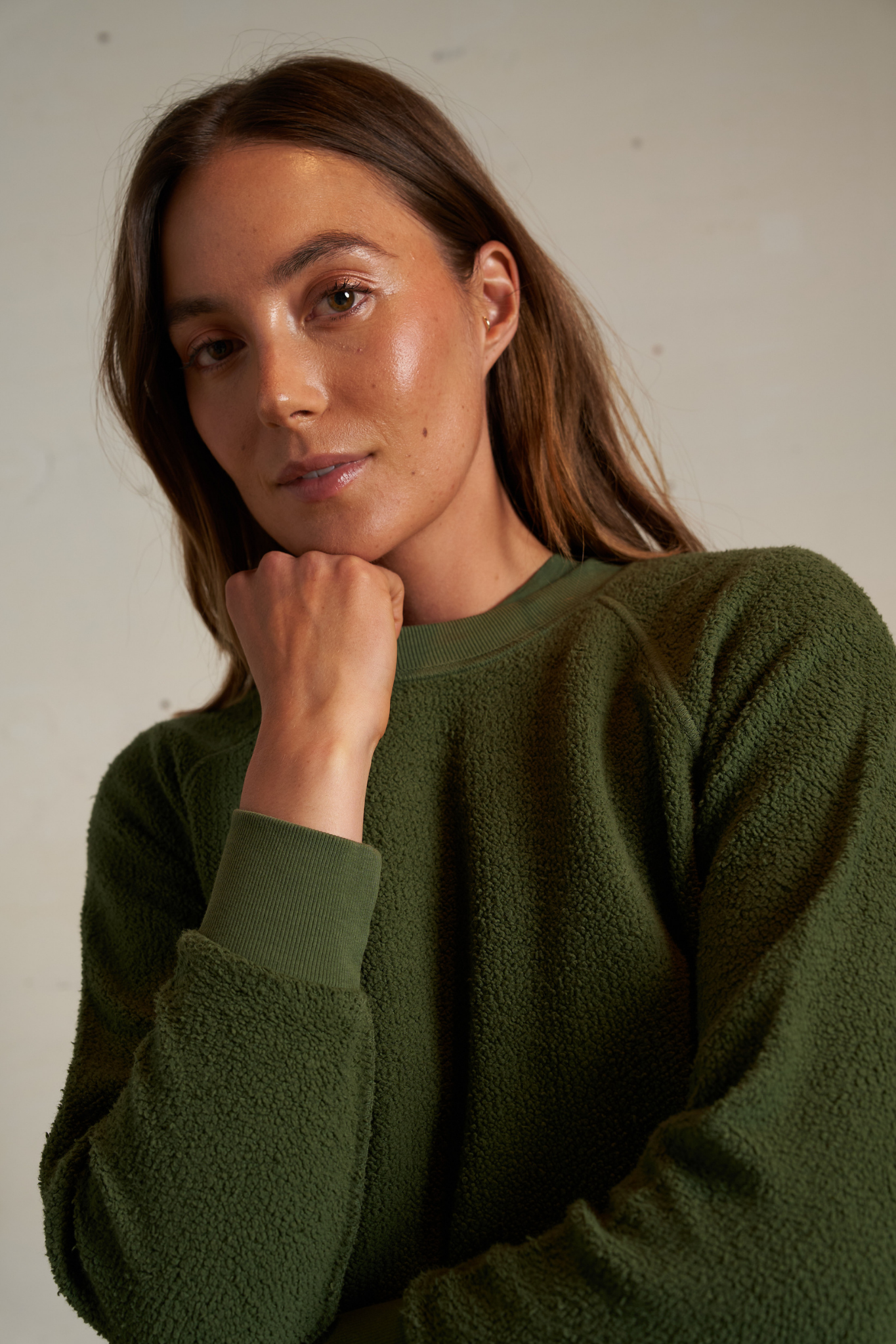Ziggy Fern Green Inside Out Pullover