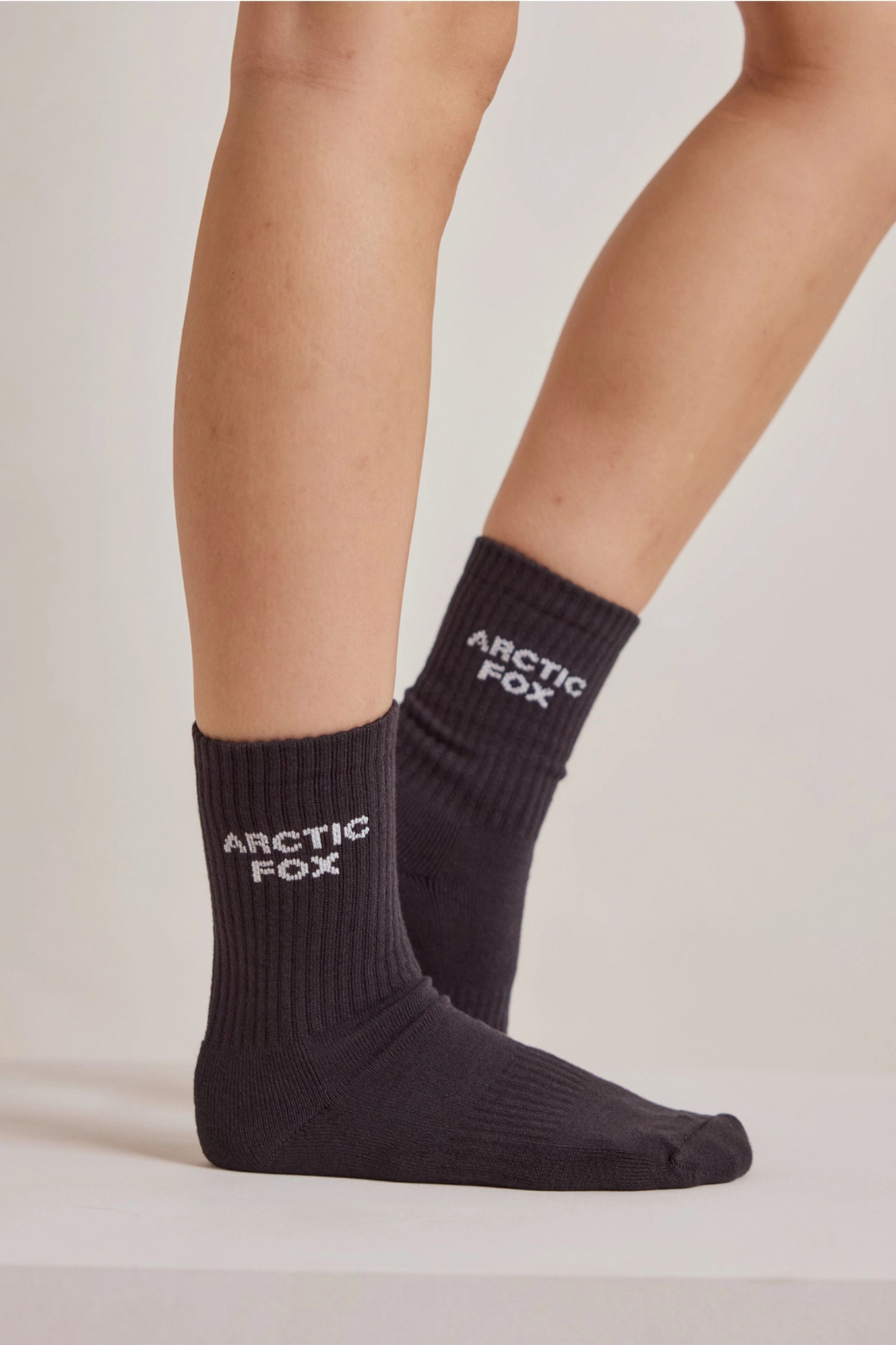 Washed Black Sporty Socks