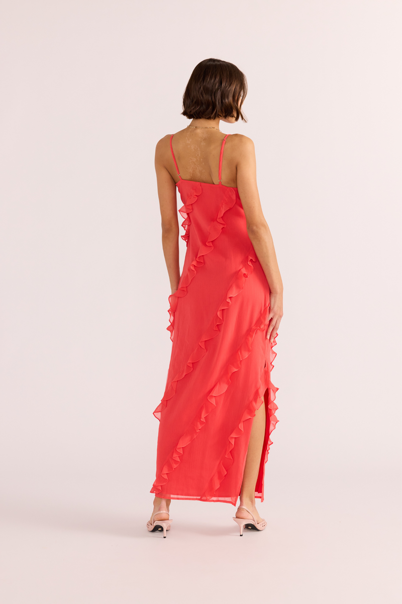 Venus Ruffle Maxi Dress