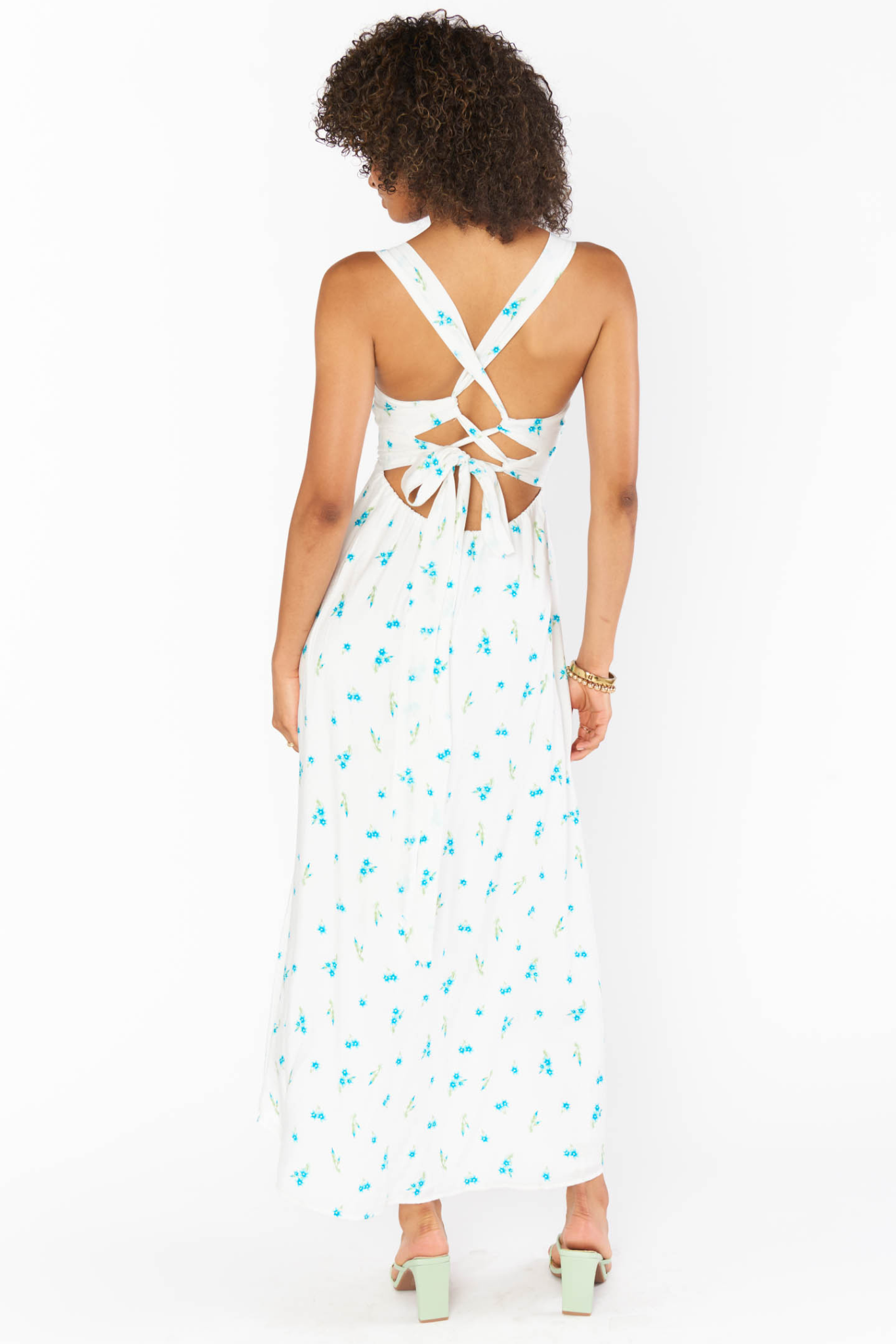 Marmont Bluebell Ditsy Midi Dress