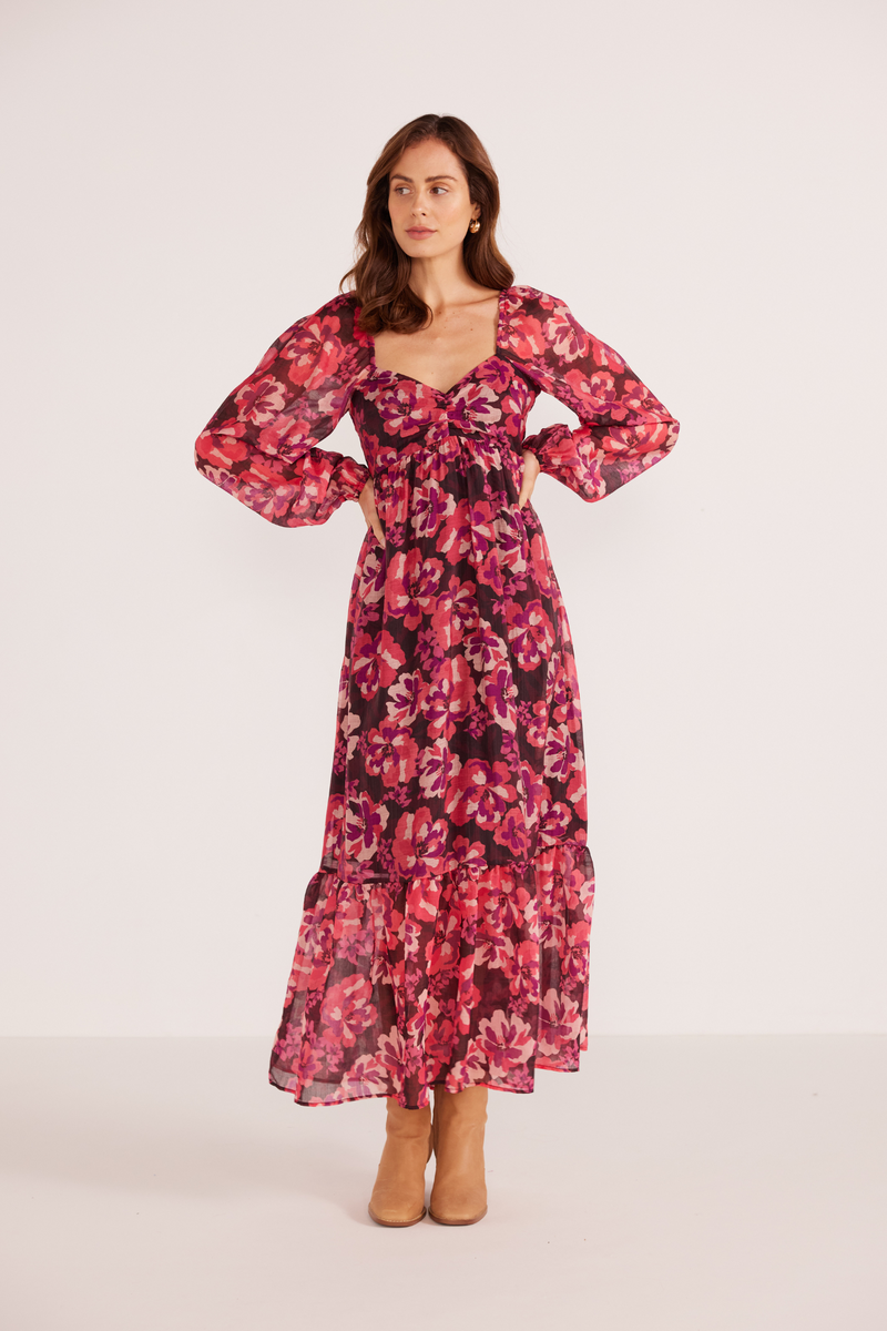 Savannah Blooms Midi Dress