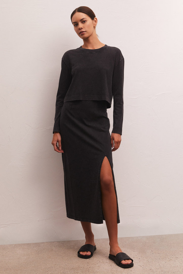 Shilo Black Knit Skirt