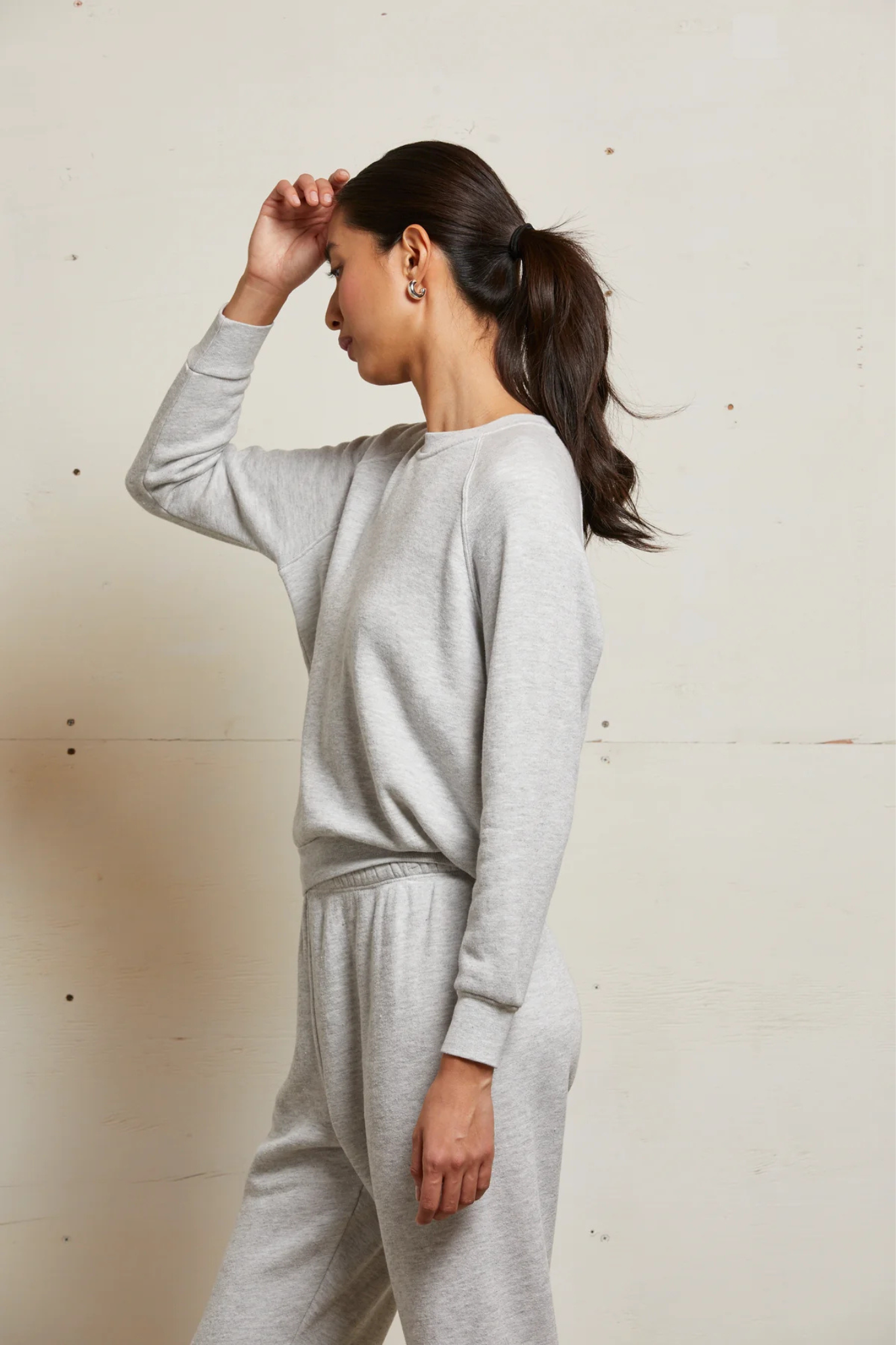 Lennon Ash Raglan Shrunken Sweatshirt