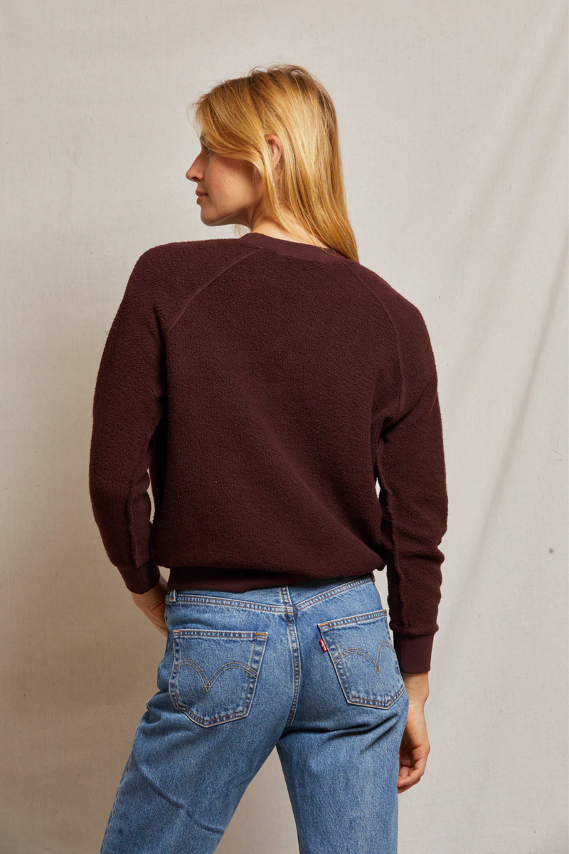 Ziggy Blackberry Inside Out Sweatshirt