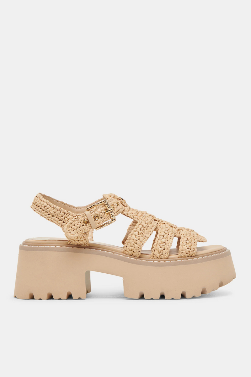 Latice Natural Knit Sandal